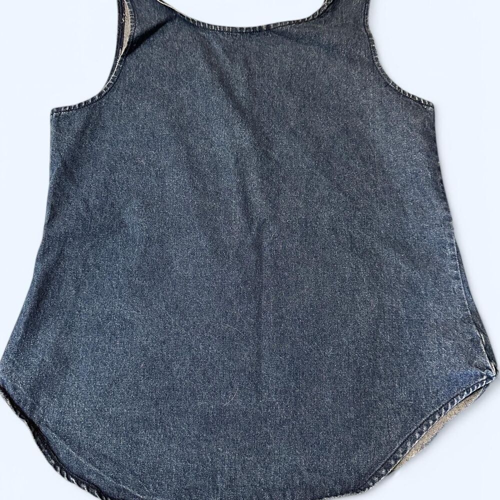 Vintage Studded Denim Tank Top - DECO LA - M - Picture 5 of 5